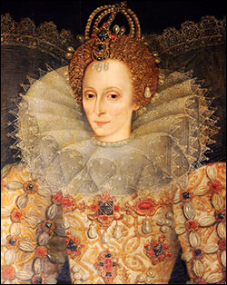 Queen Elizabeth I, c. 1592. Plas Newydd.