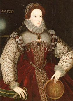 Queen Elizabeth. The Red Sieve Portrait