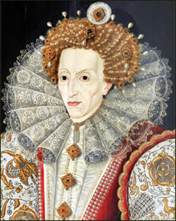 Queen Elizabeth, 1592. Hardwick House