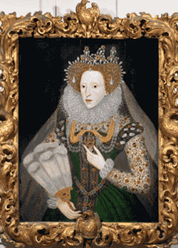 Queen Elizabeth I with a Fan, Yale Elizabethan Club