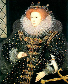 Queen Elizabeth I, Ermine portrait, c1585.