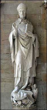Statue of John Fisher at St John's College, Cambridge