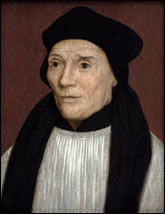 John Fisher, Bishop of Rochester.  After Hans Holbein, the Younger. 16th-c. Philip Mould Ltd.