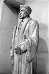 Statue of John Fisher at St. John Fisher College, Rochester, NY