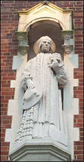 Statue of John Fisher at St Dominic Church, Rochester, NY