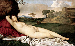 Giorgione. Sleeping Venus, c1510.