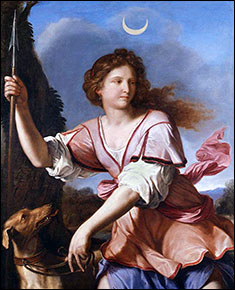 Guercino. Diana the Huntress, 1658.
