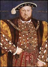 King Henry VIII, 1535-1540.