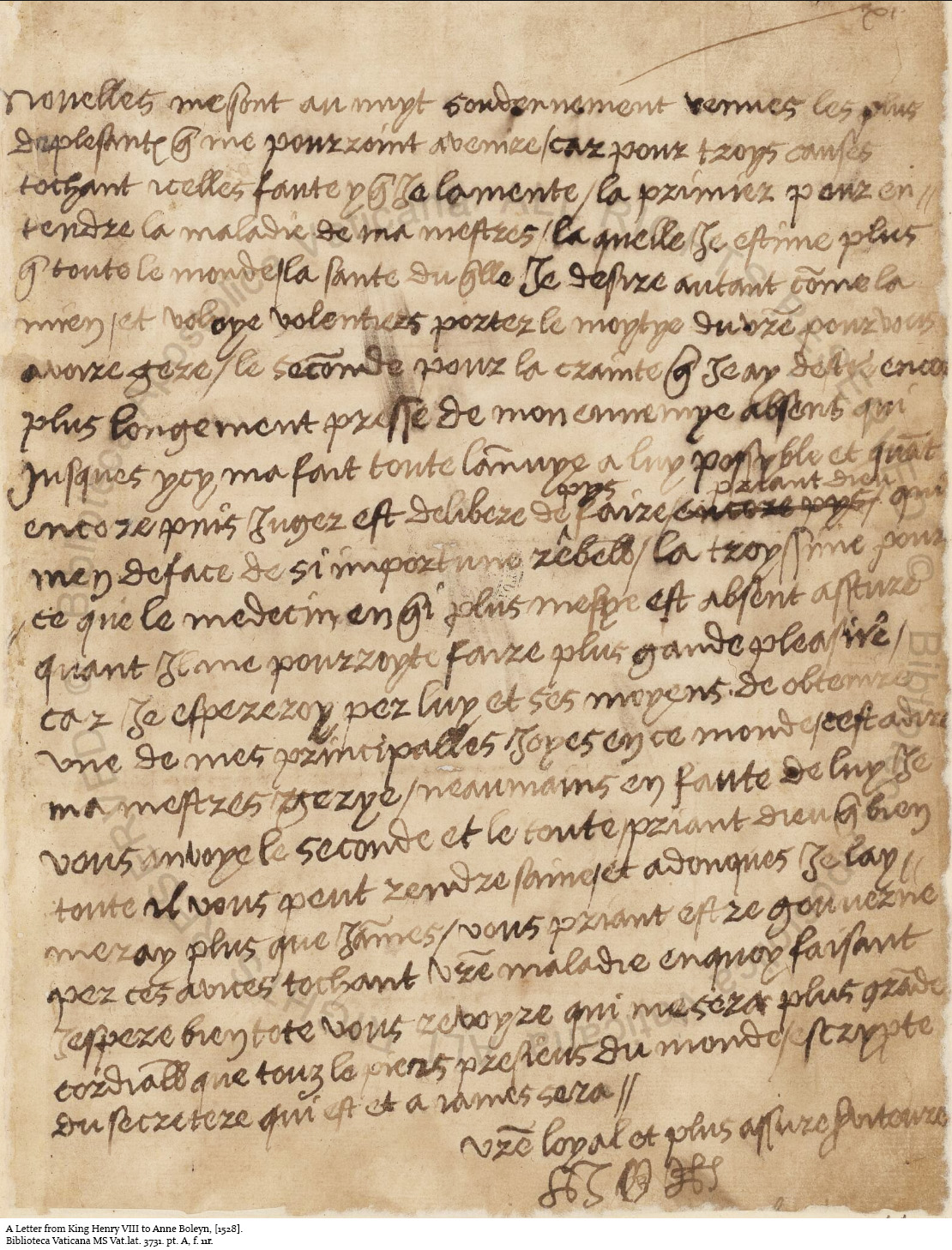 love-letter-of-king-henry-viii-to-anne-boleyn-june-1528