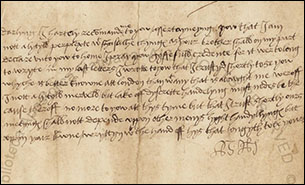 Henry VIII Letter to Anne Boleyn, 1528.
