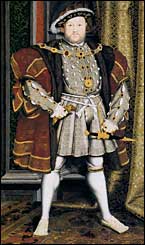 King Henry VIII, after Holbein's Whitehall mural. Walker Art Gallery, Liverpool Museums.