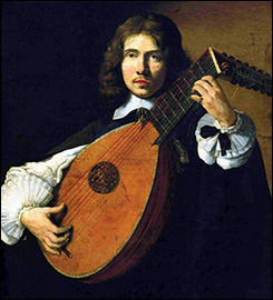 Anonymous. Luteplayer, 17thC.