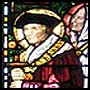 Saint Thomas More Stained Glass Window, Shrewsbury Cathedral, UK