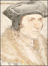 Sir Thomas More, c.1527. Sketch by Hans Holbein, the Younger. Royal Collection.