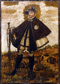 Portrait of Stephen III Praun as pilgrim.
