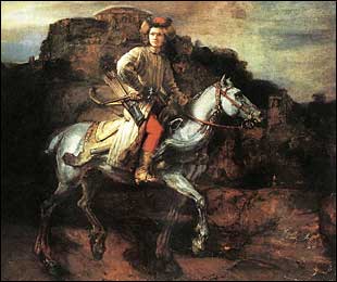 Rembrandt. The Polish Rider, 1655.