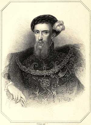 Henry Howard, Earl of Surrey, 1835 Engraving