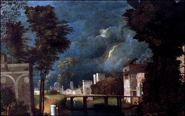 Giorgione. Tempest [detail]. 1506.