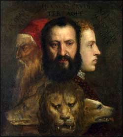 Titian. Allegory of Time Governed by Prudence, 1565.