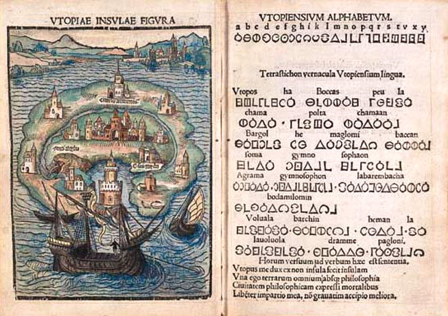 illustration from Sir Thomas More's Utopia