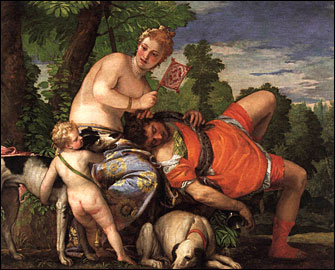 Paolo Veronese. Venus & Adonis, 1580-2.