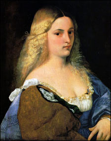 Titian. Violante. c1514