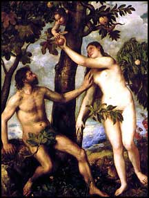 Titian. Adam and Eve. c.1550. The Prado.
