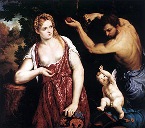 Paris Bordone. Venus and Mars with Cupid,
1559-60.