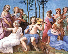 Raphael. Mount Parnassus. c1510.