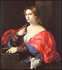 Palma Vecchio (Jacopo Negretti, Italian, 1480-1528). Portrait of a Woman (La Bella).