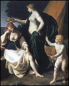 Alessandro Turchi. detail of Bacchus and Ariadne